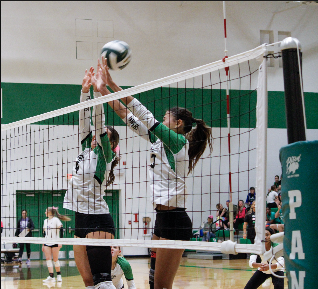 Varsity and JV volleyball (Photos by Delainey Stephenson)